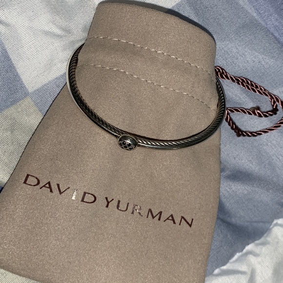 Vintage david yurman cable bangle  with diamond confetti - Picture 7 of 13